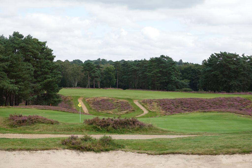 16th Hole at West Sussex Golf Club (364 Yard Par 4)